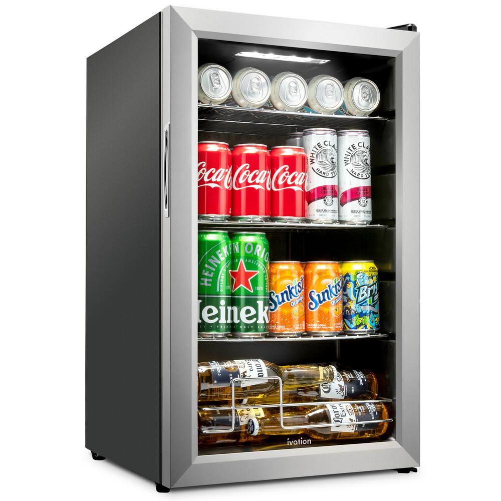 101 Can Freestanding Beverage Refrigerator Ivation