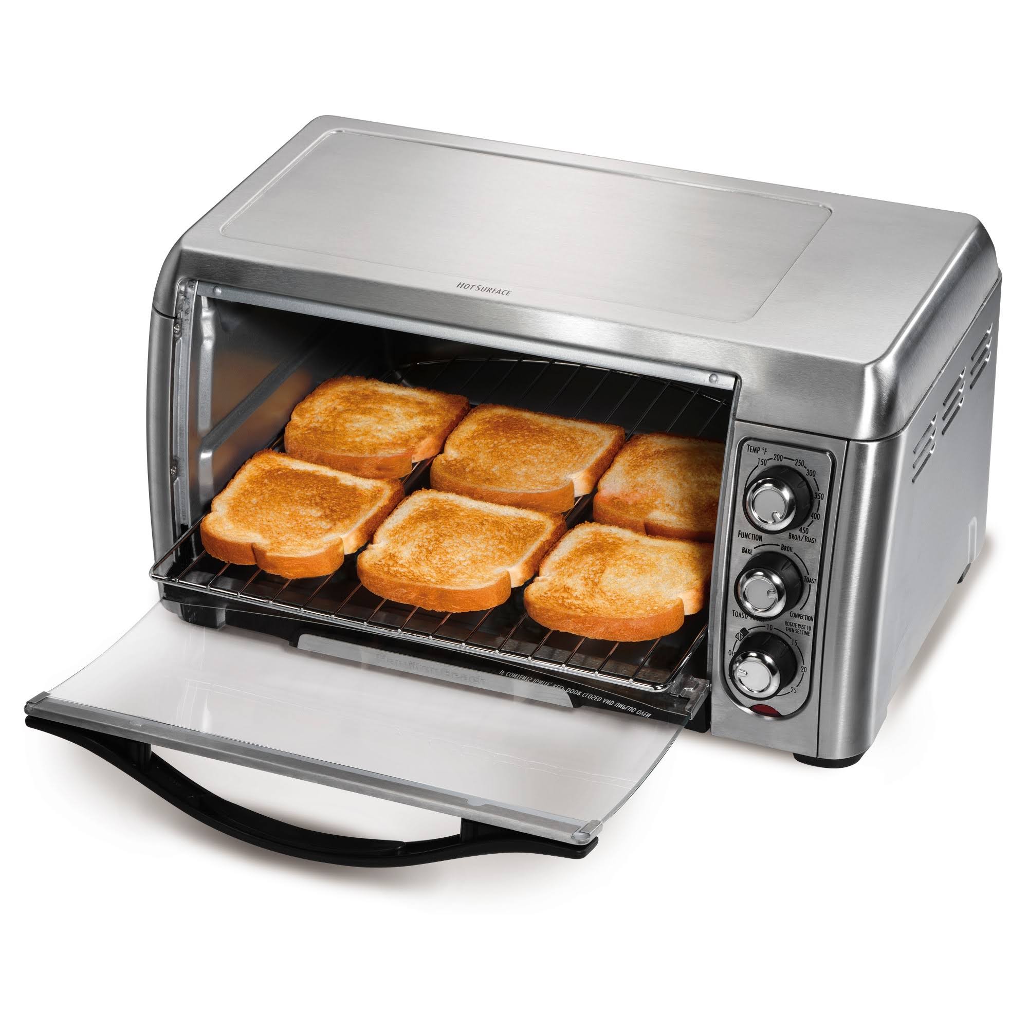 Hamilton Beach 6-Slice Convection Toaster Oven Stainless Steel