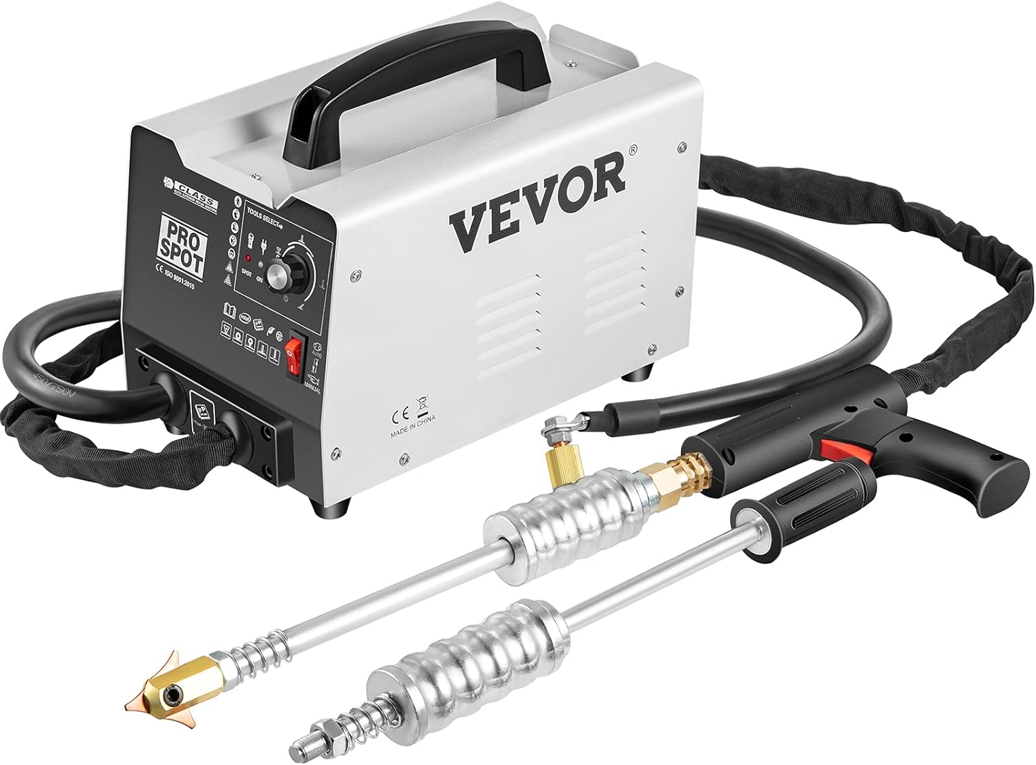 VEVOR Dent Puller Machine, 1.8KW Spot Dent Puller, 3500A Dent Puller Welder, 5 Mode Auto Body Dent Puller Welder, Digital Panel Welding Dent Puller, 110V Spot Dent Puller for Car, Truck, Motorcycle