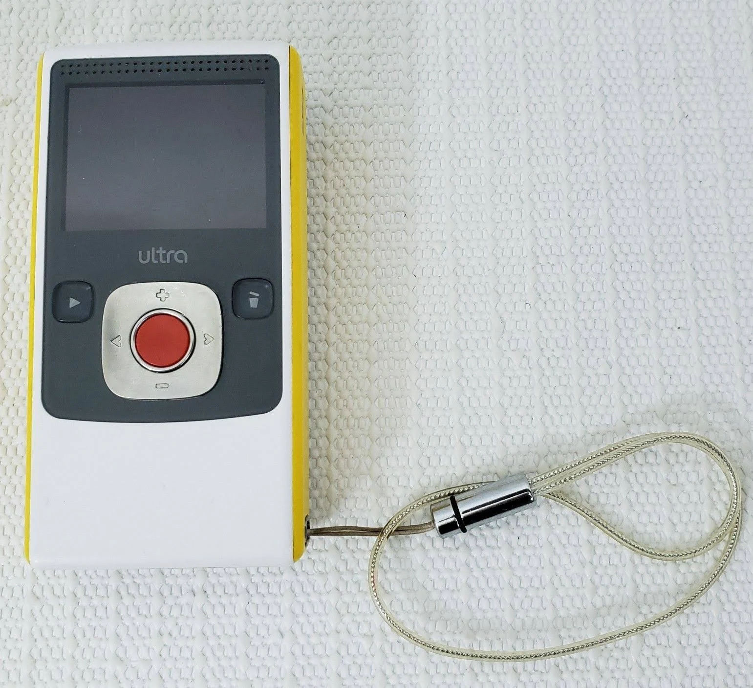 Flip Video Ultra 0.31 MP Camcorder - Yellow