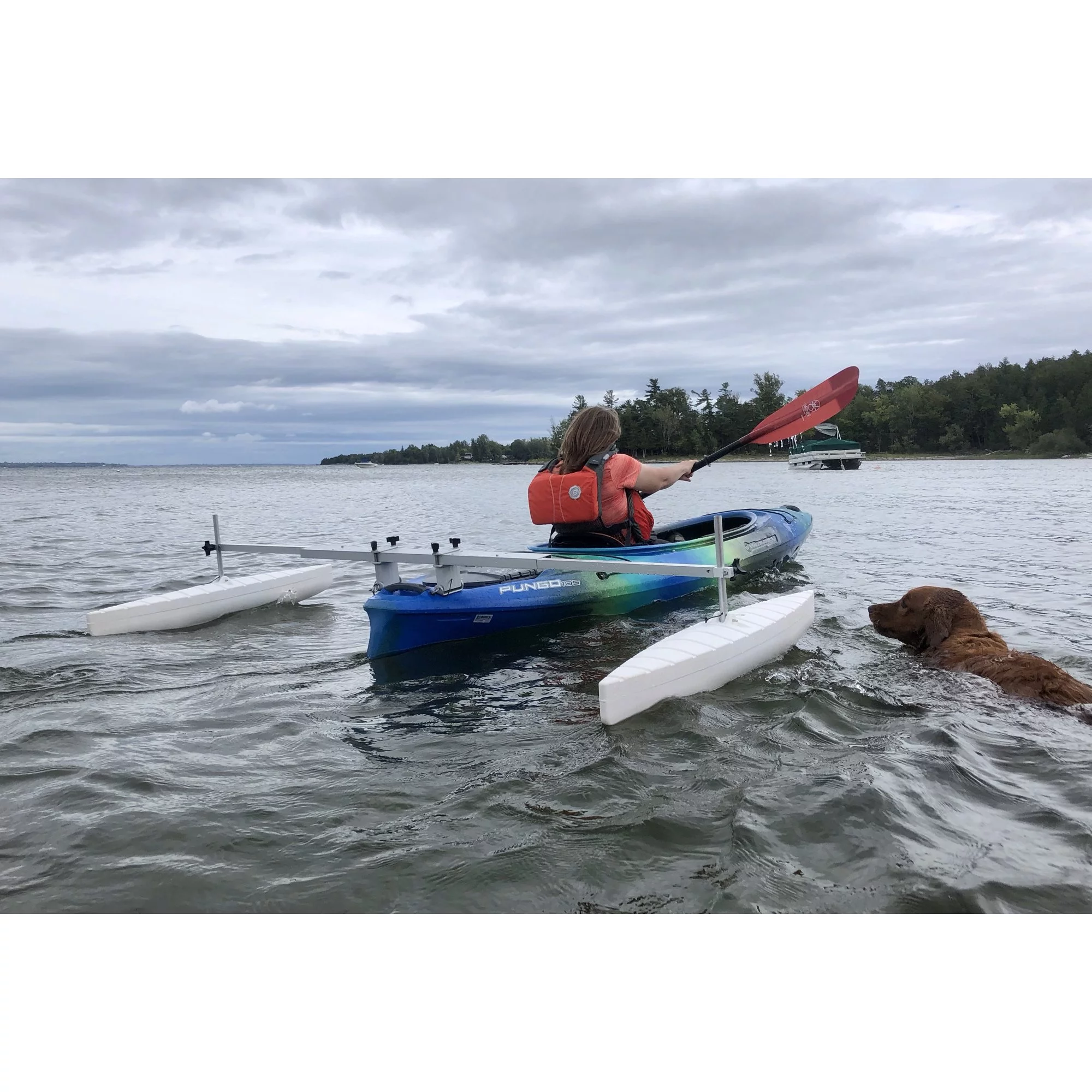 Kayak & Canoe Stabilizing Outrigger Floats
