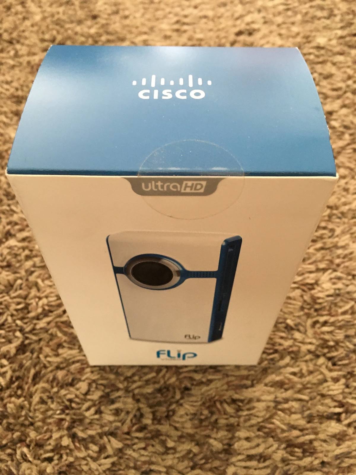 Flip Video UltraHD Video Camera, 4GB, 1 Hour, Blue