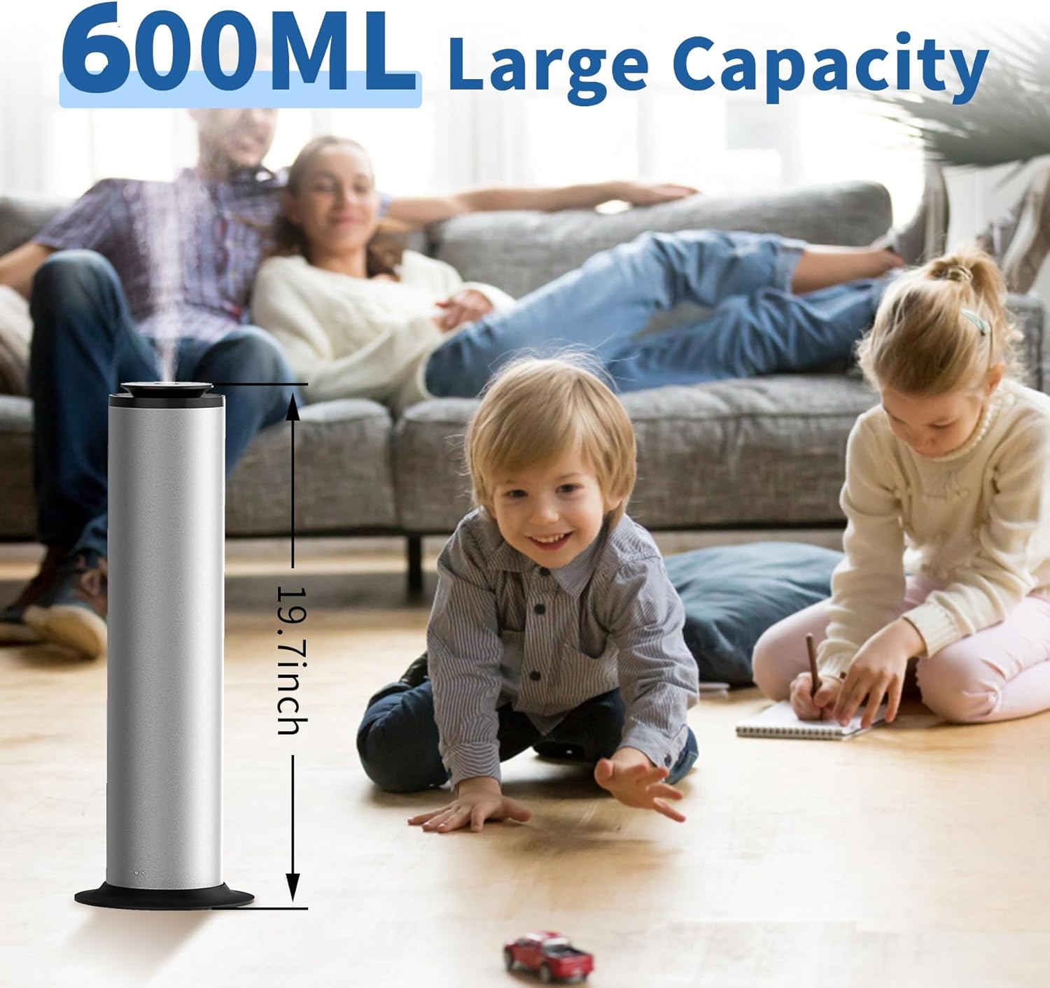 2500 sq. ft Scent Air Machine for Home, 600ml Scent Diffusers for Home, Waterless Diffuser Essential Oil Diffuser for Large Room Hotel Scent Diffuser Cold Air Nebulizer Office