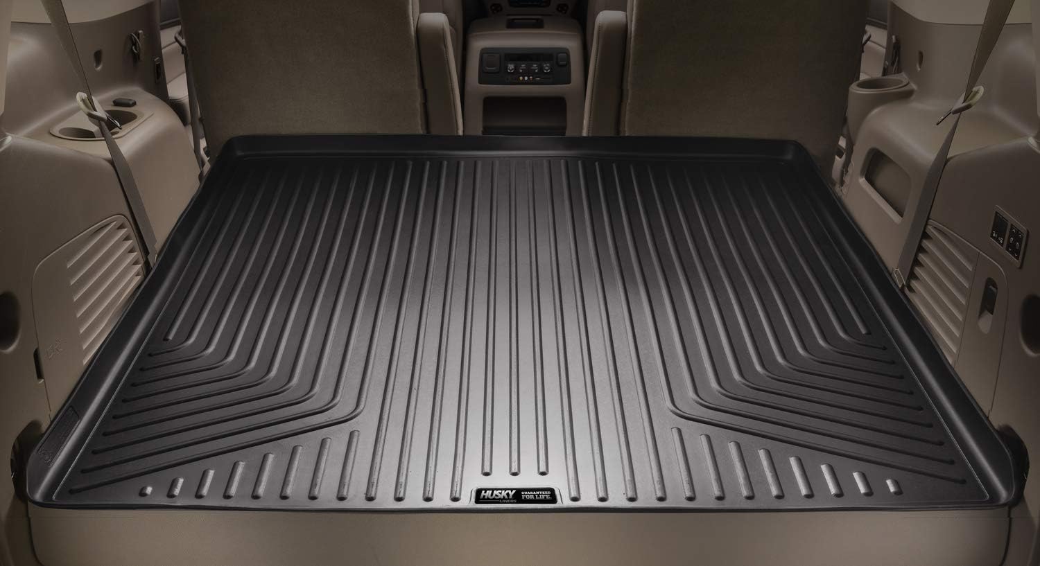 Husky Liners Weatherbeater Series | Cargo Liner - Black | 25561 | Fits 2014-2019 Toyota Highlander 1 Pcs