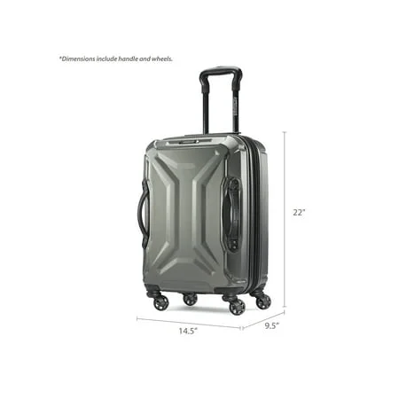 American Tourister Cargo Max 21" Hardside Carry-on Spinner Luggage Single Piece - Olive