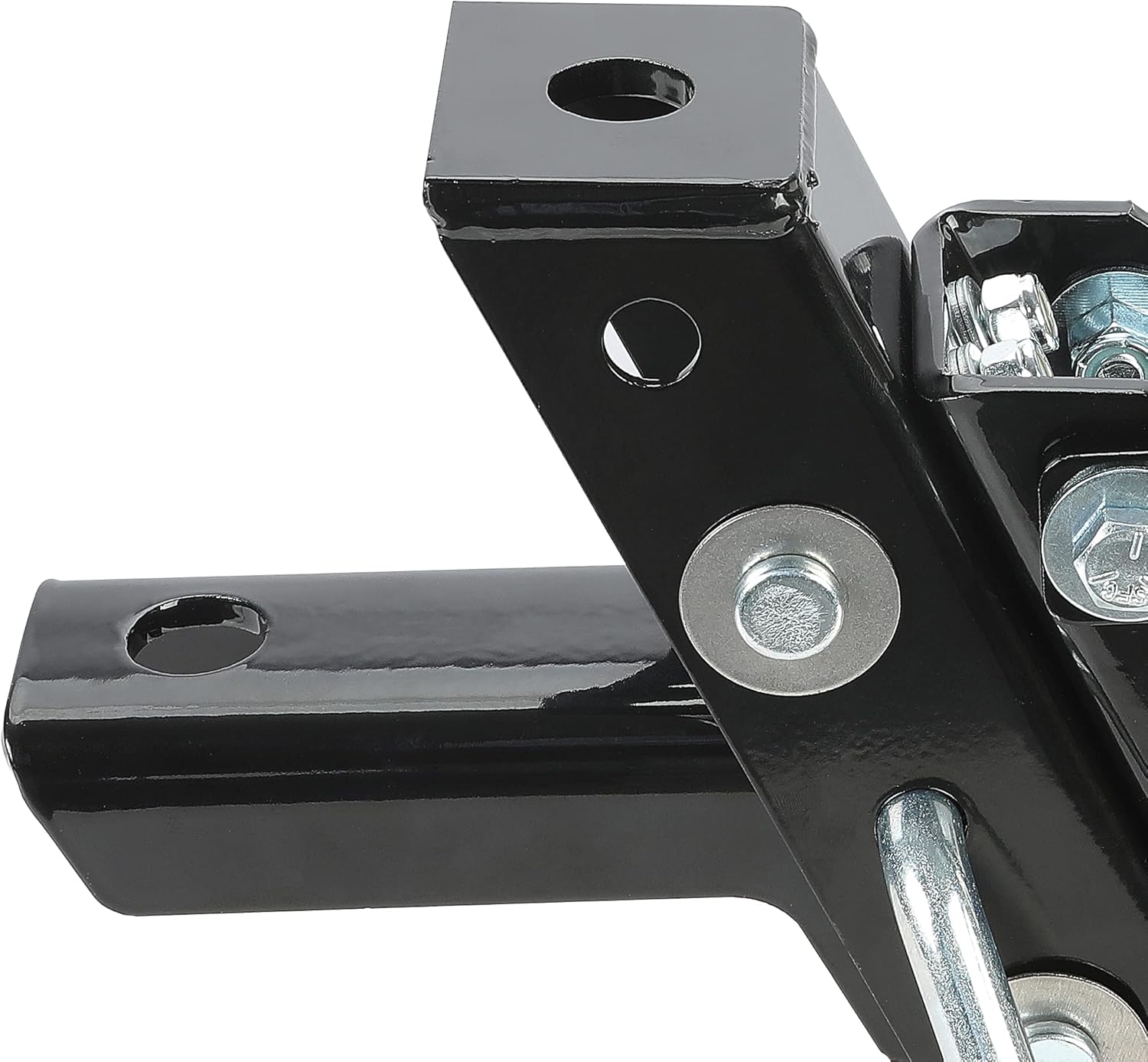 ECOTRIC Heavy Duty Adjustable Lawn Garden Tractor Hitch Steel Compatible with John Deere Pack of 2