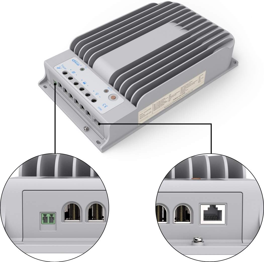 EPEVER 40 Amp MPPT Solar Charge Controller 150V PV Input Negative Ground