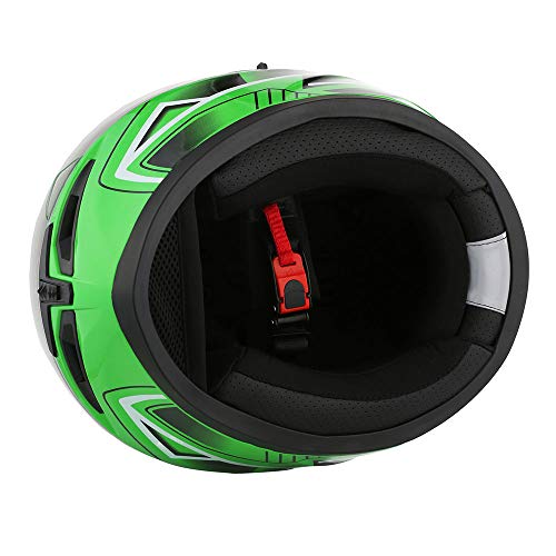 1Storm Motorcycle Full Face Dual Visor Helmet Bundle with Spoiler and Motorcycle Bluetooth Headset: HJK316 Matt Black