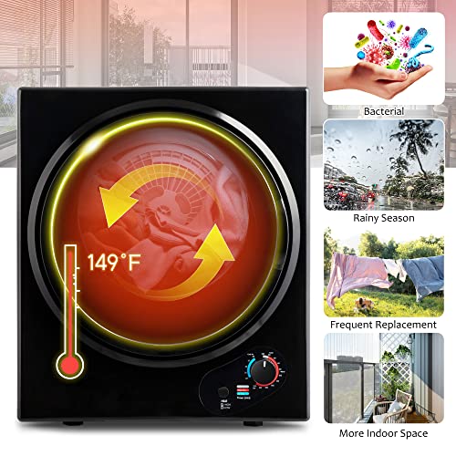 Portable Laundry Dryer with Easy Knob Contro