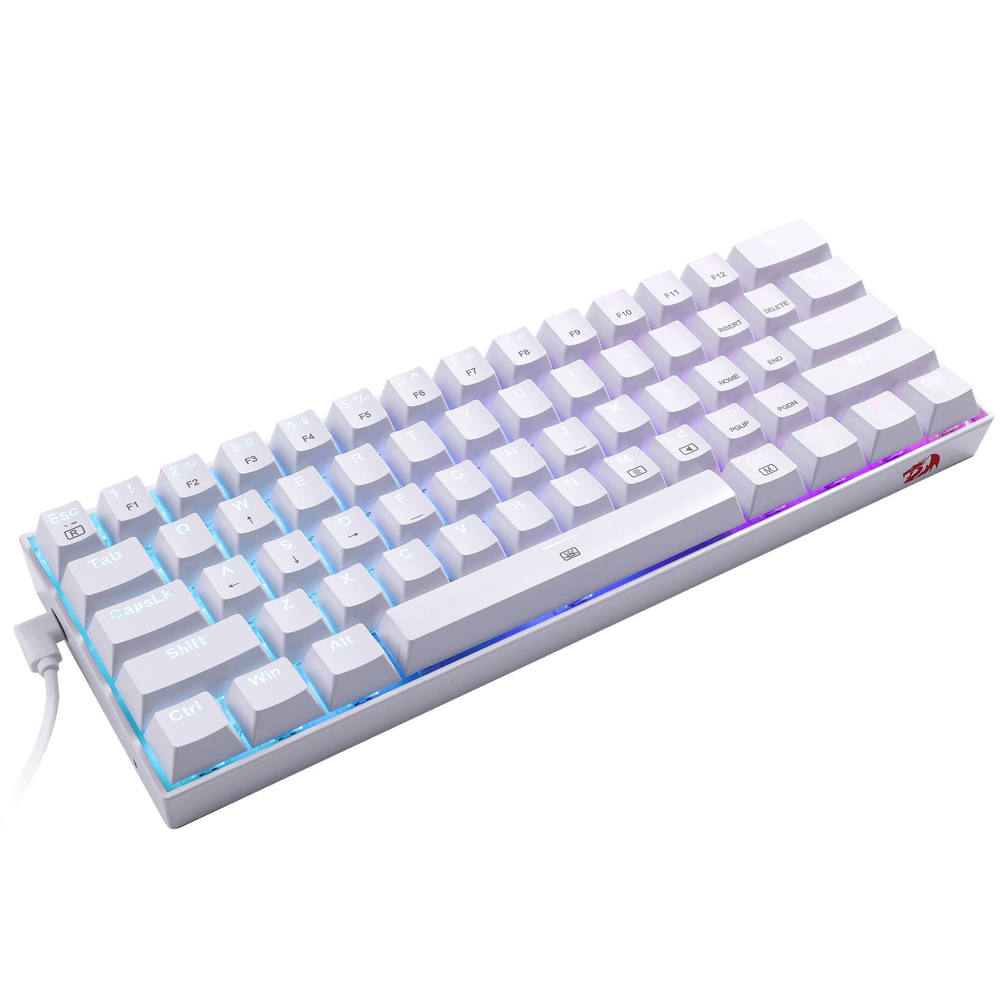 Dragonborn K630 Wired RGB 60% Mechanical Keyboard with Tactile Brown Switch