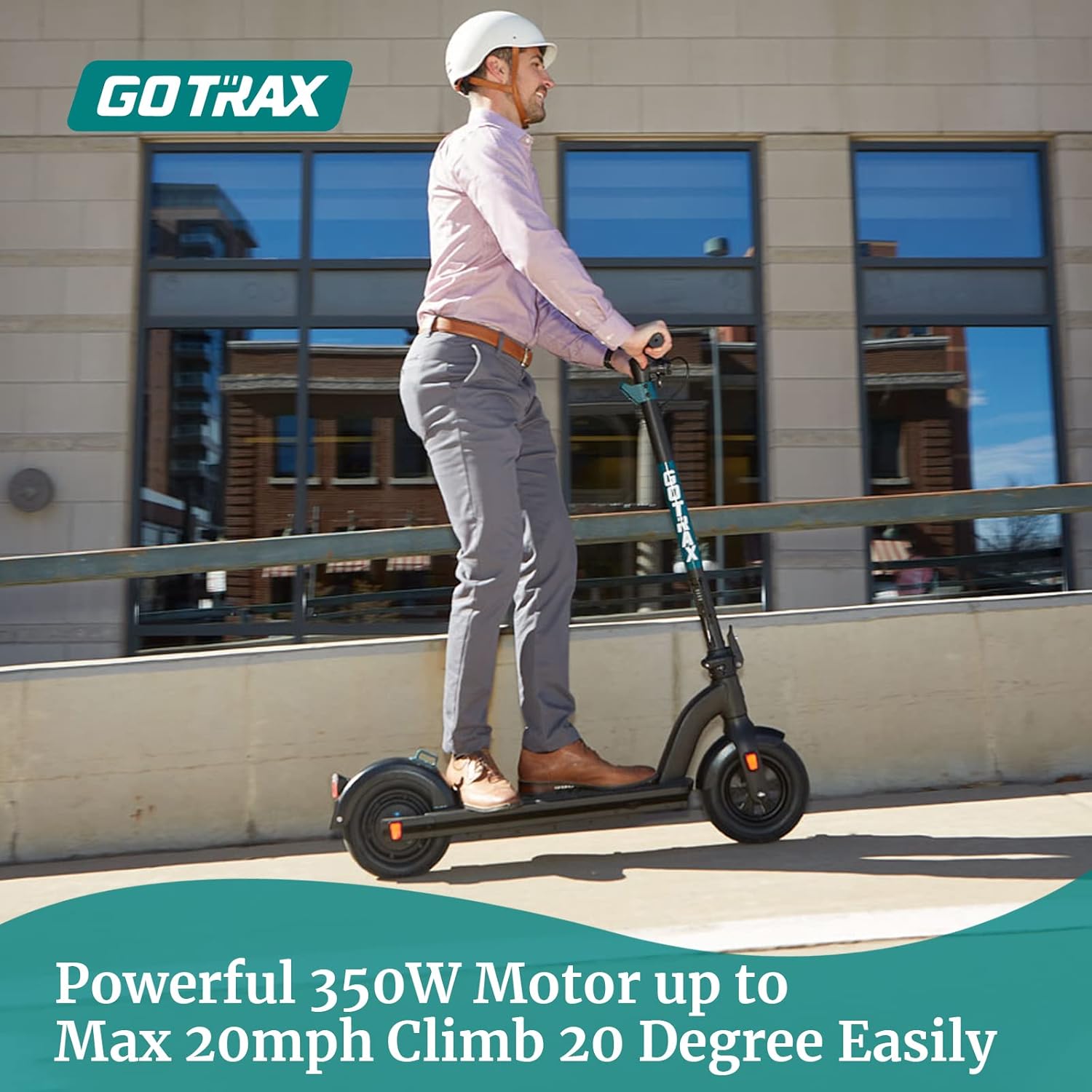 Gotrax Gmax Ultra Electric Scooter, 10" Pneumatic Tires, Max 45 Mile and 20Mph Speed, Double Anti-Theft Lock, Bright Headlight and Taillight, Foldable and Cruise Control Escooter for Adult