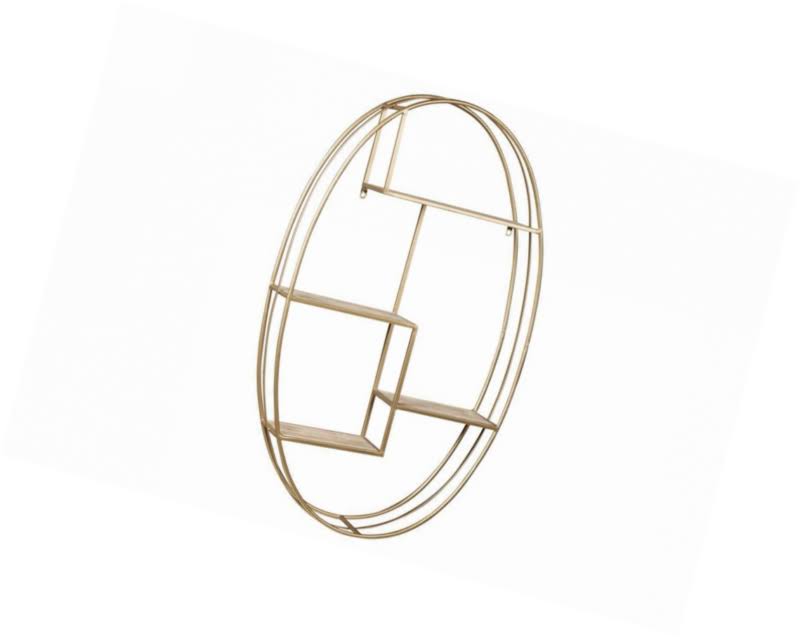 Signature Design by Ashley Elettra Wall Shelf Natural/Gold