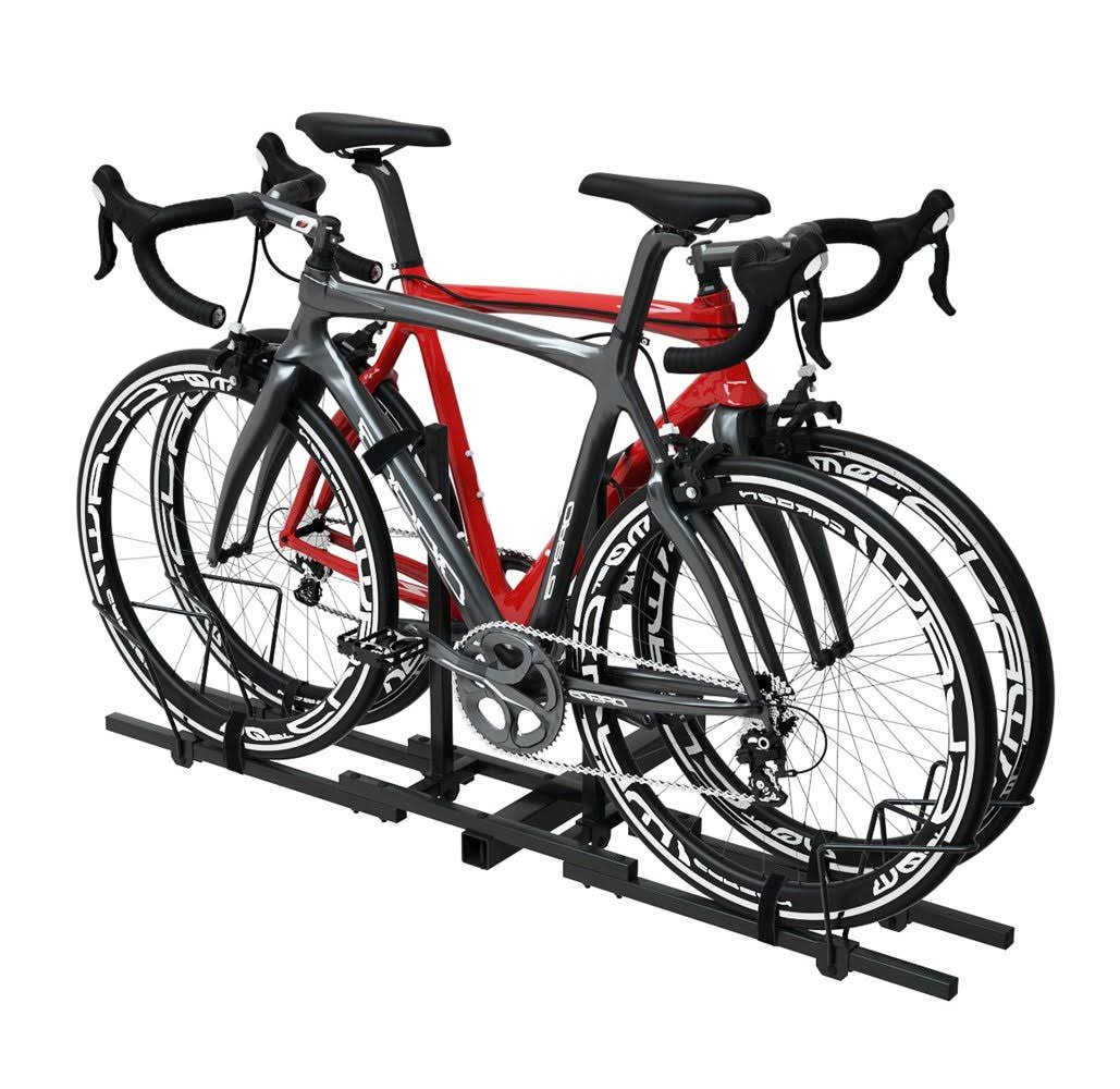 Costway Upright Heavy Duty 2 Bike Bicycle Hitch Mount Carrier Platform Rack Truck SUV
