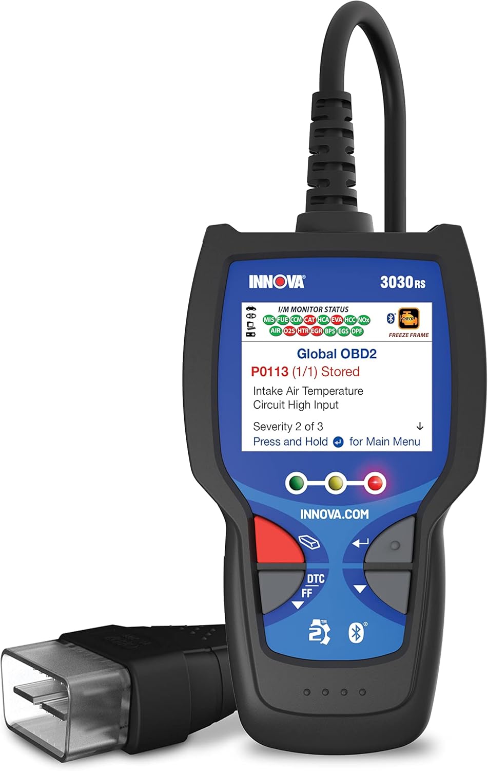innova 3030RS OBD2 Scanner/Car Code Reader for Check Engine Light and Emissions Check Readiness Data Pack of 2