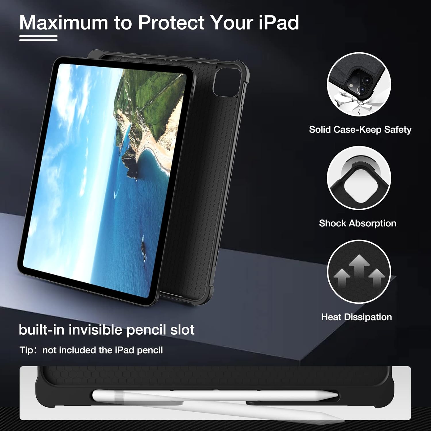 DOKYW Touch Keyboard Case with Backlit for iPad Air 4th Gen Magnetic Detachable Wireless Bluetooth Keyboard Cover Protective Folio Case for iPad Air 4 10.9 inch iPad Pro 2018/2020/2021 11 inch