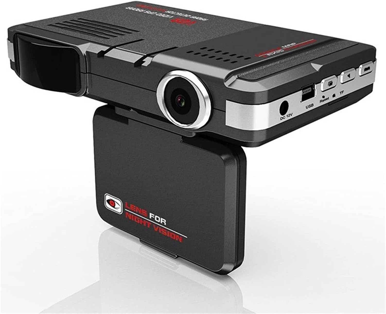 Tech King - 2 in1 Dash Cam /Radar Detector Pack of 2