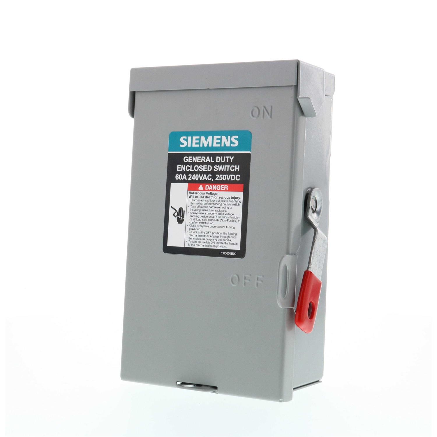 Siemens LNF222RA Safety Switch General Duty 60A - Shop Hardware Tools Online Store