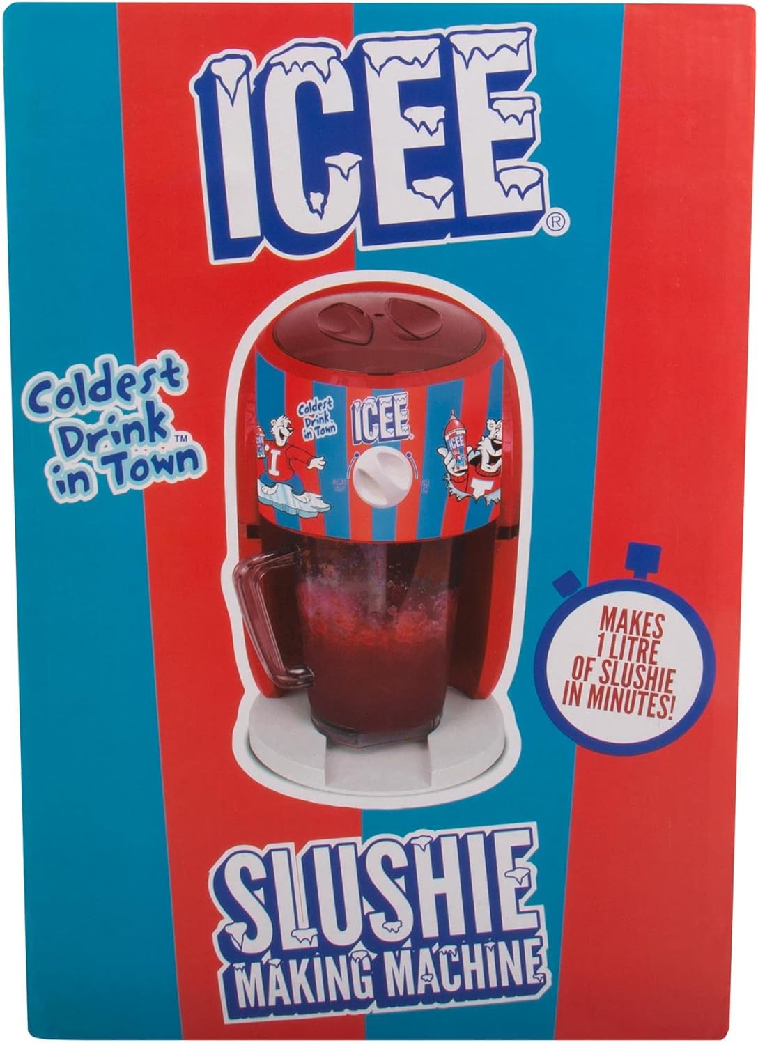 ICEE Slushie Snow Cone Machine Bundle. Genuine ICEE Home Countertop Slushie Ice Shaver & 4-Pack ICEE Syrups. Officially Licensed ICEE Merchandise.