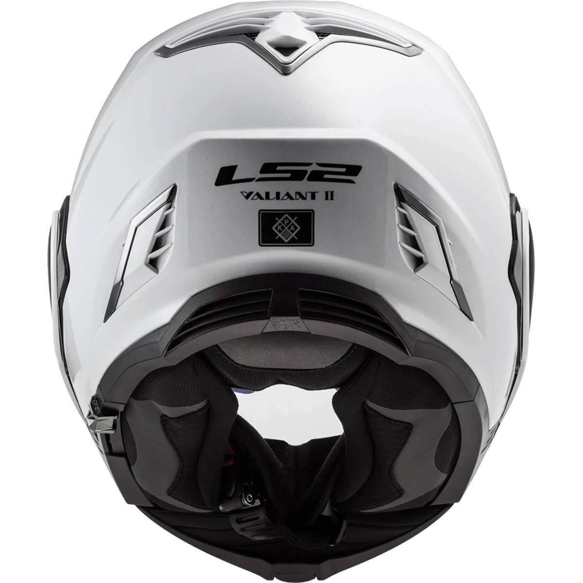 LS2 Valiant II Solid Modular Adult Street Helmets Gloss White / 2XL