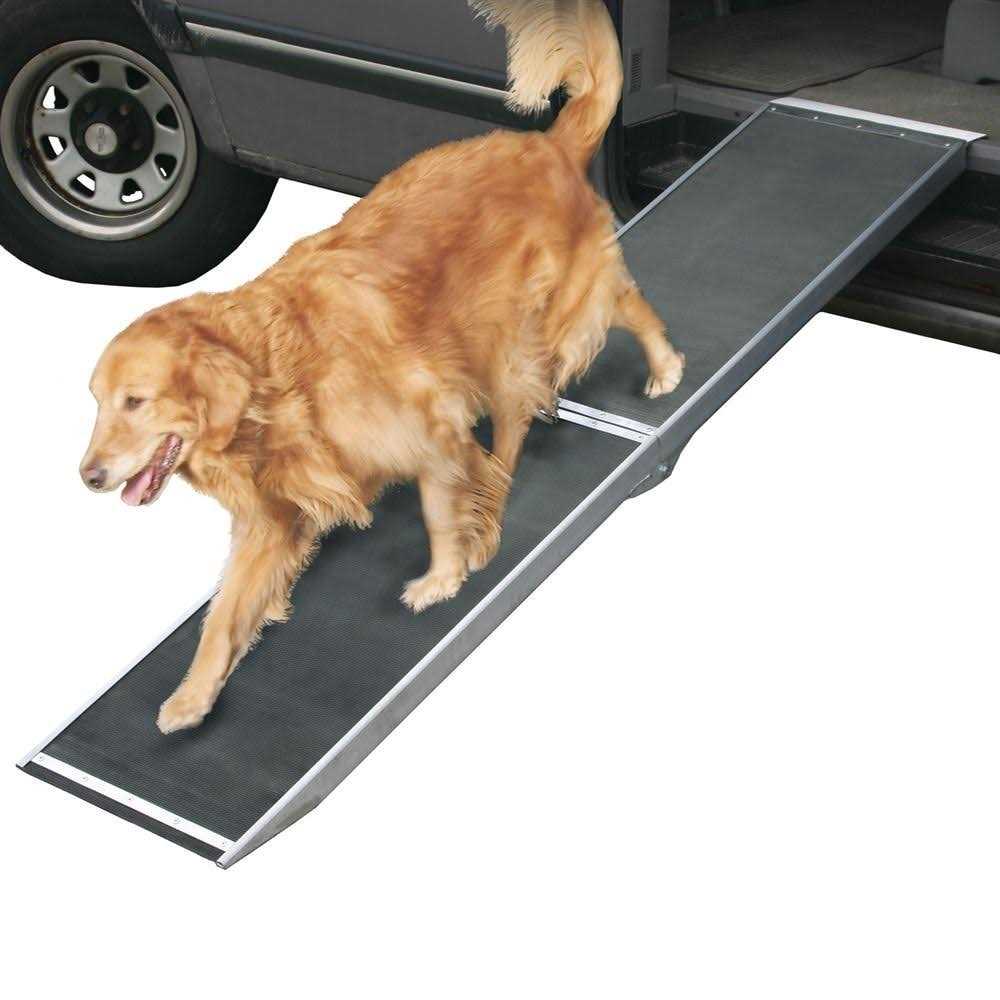 8 ft. Lightweight Portable Folding Aluminum Pet Ramp - Pet Supplies online store