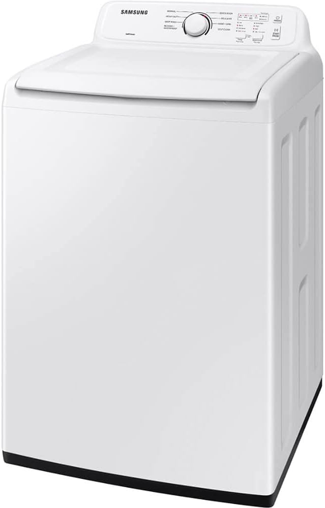 SAMSUNG WA40A3005AW 4.0 Cu. Ft. High-Efficiency Top Load Washer - White