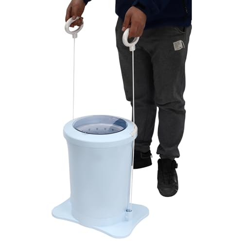Manual Clothes Dryer Spinner, Portable Non electric Manual Clothes Spinner Laundry Dryer Machines for Camping, Traveling, Hotel, RV, Apartment