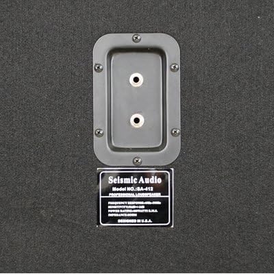 Seismic Audio - 412 GUITAR SPEAKER CABINET - 4x12 400 Watts PA/DJ PRO AUDIO