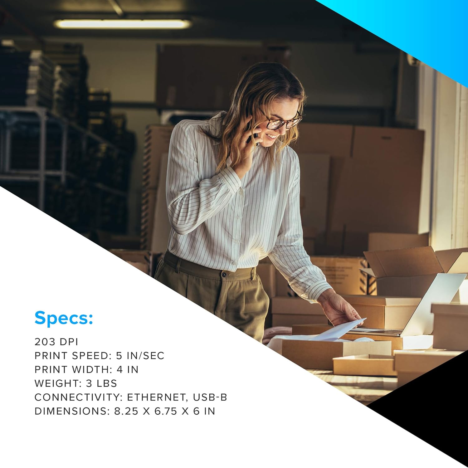 ZEBRA GK420d Direct Thermal Desktop Printer Print Width of 4 in USB and Ethernet Port Connectivity GK42-202210-000