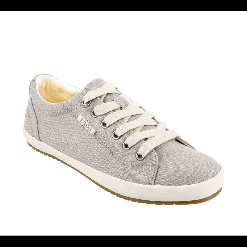 Taos Star Washed Canvas Grey (Size: 8, Width: M)