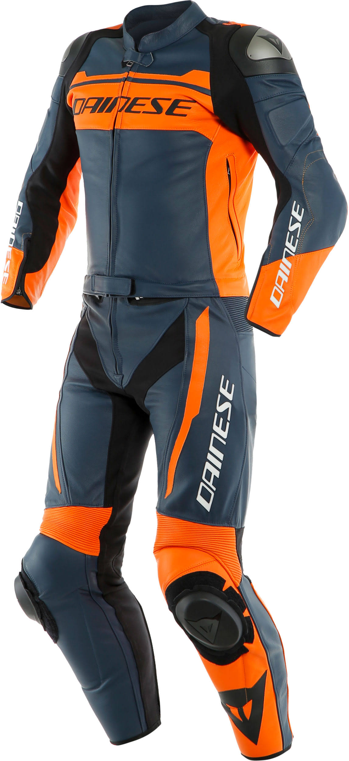 Dainese Mistel 2pcs Leather Suit 60 Black Iris-orange - Avayadevconnect