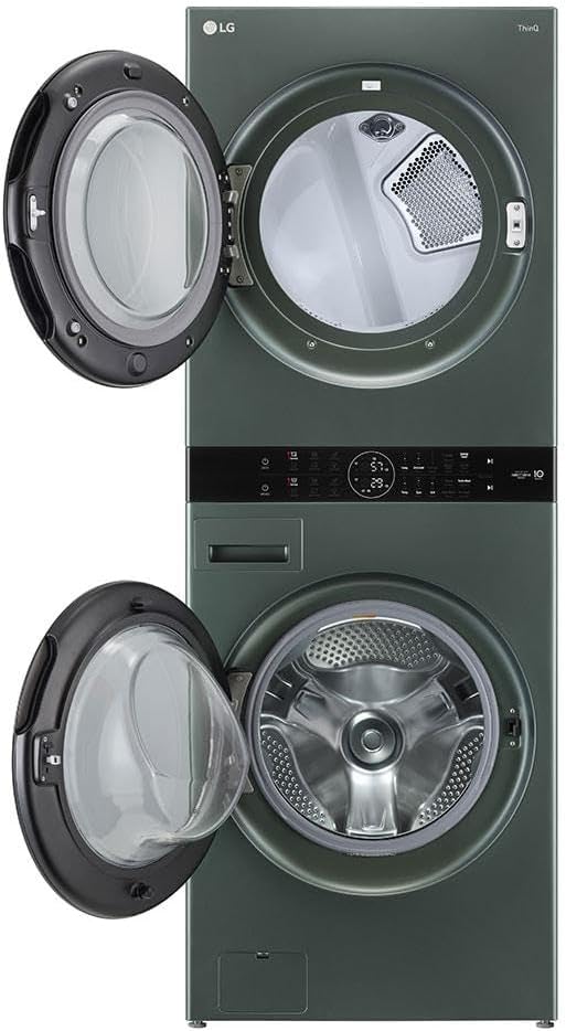 LG WKGX201HGA Single Unit Front Load LG WashTower(TM) with Center Control(TM) 4.5 cu. ft. Washer and 7.4 cu. ft. Gas Dryer