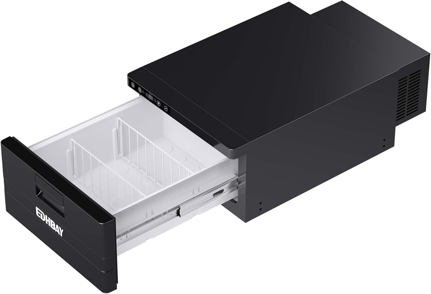 Upgraded RV Car Protable Refrigerator 12V 24V 34 Quart 32L Drawer Freezer for Truck Van RV Camper SUV Boat Travel Camping Road Trips Tailgating -4℉~50℉