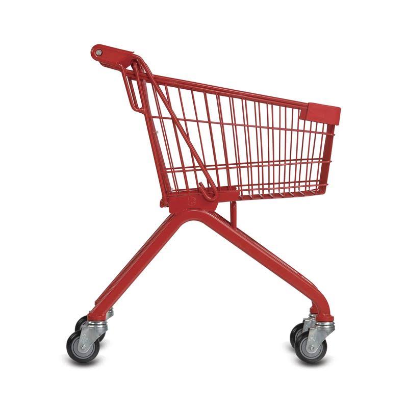 Versacart 28.43 in. H x 13.78 in. W x 24.50 in. L Red Kiddy Shopping Cart