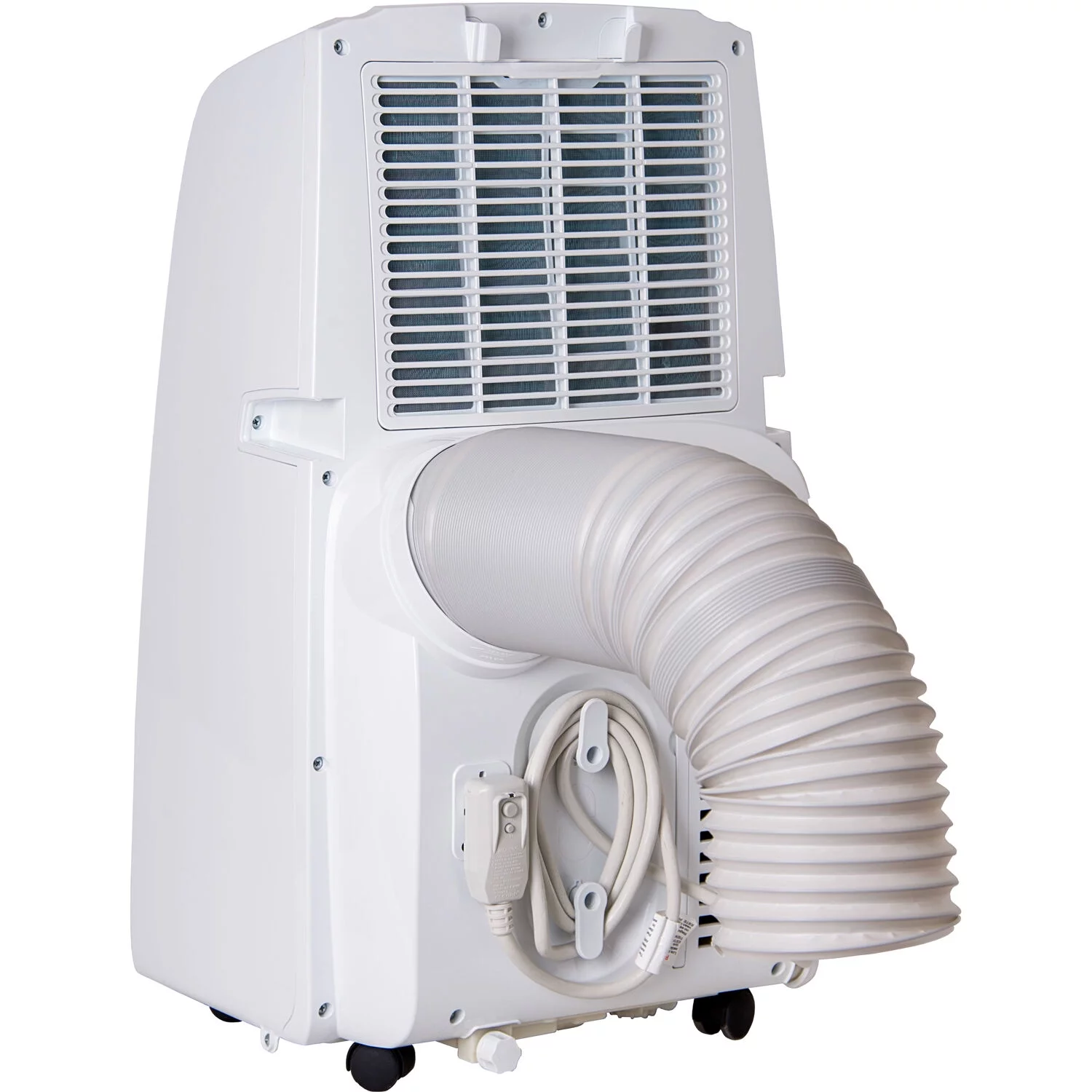 AireMax Portable Air Conditioner with Remote Control | AC for Rooms up to 500 Sq.Ft. | 24H Timer | Auto Restart | Wheels | LED Display | Dehumidifer | White | APE514C