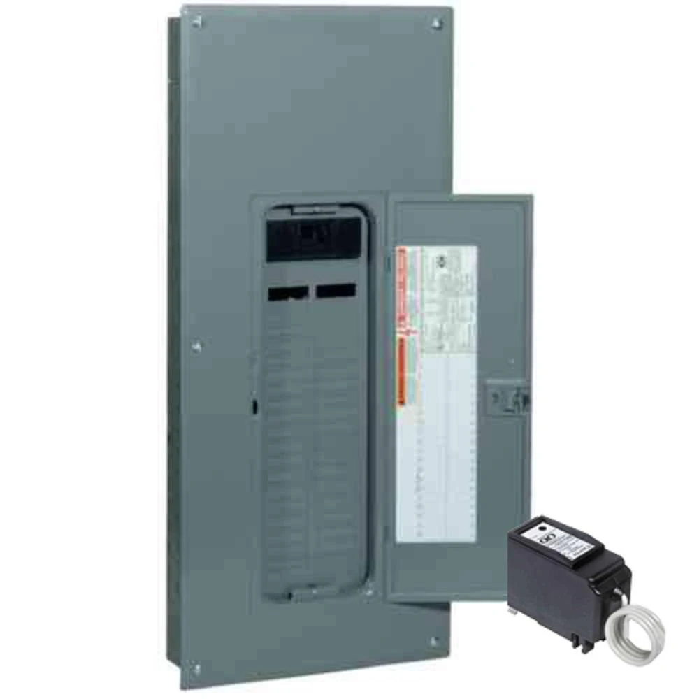 Square D QO 200 Amp 42-Space 52-Circuit Indoor Main Breaker Plug-On Neutral Load Center with COVER, Surge SPD