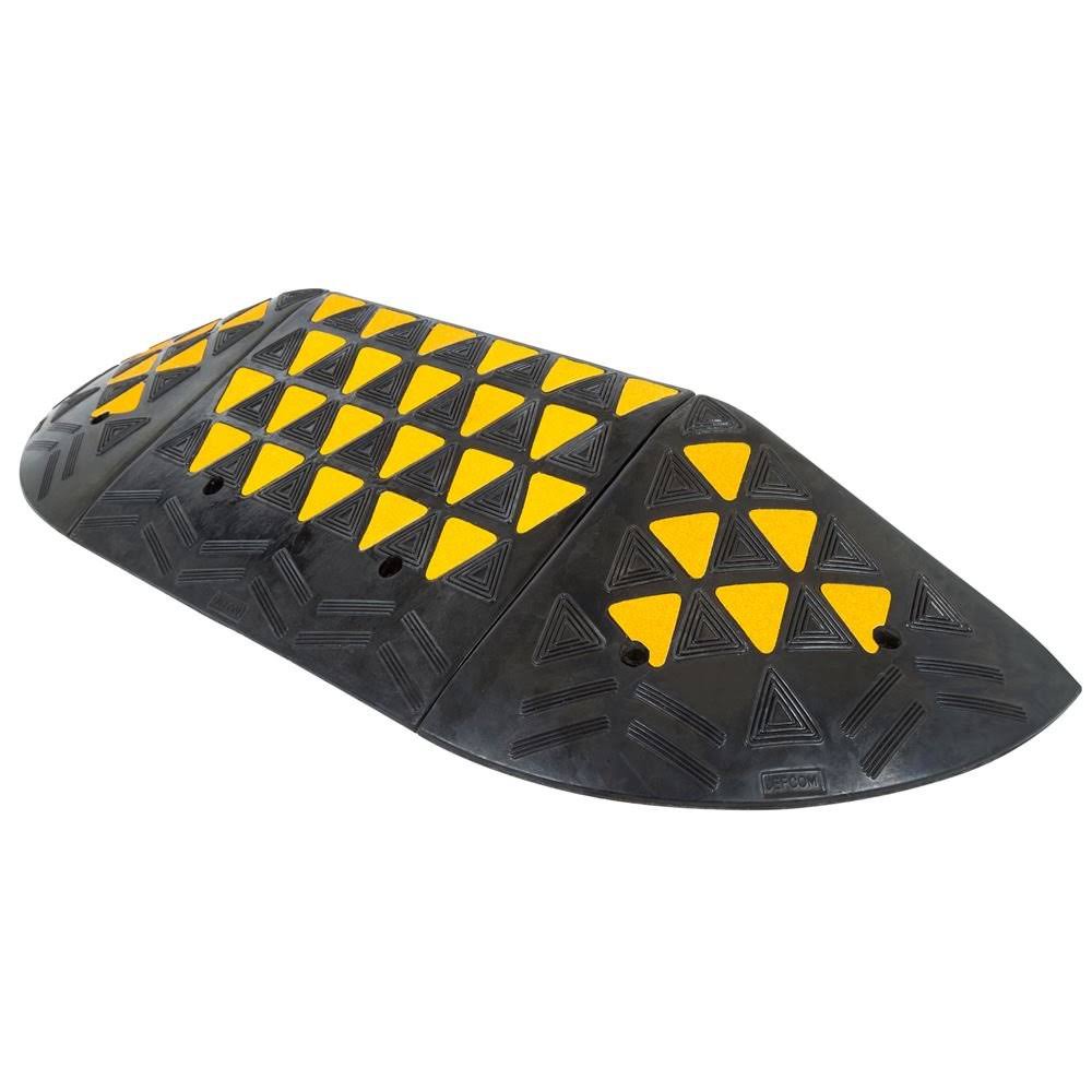 Guardian 8 Rubber Curb Ramp with Round End Caps