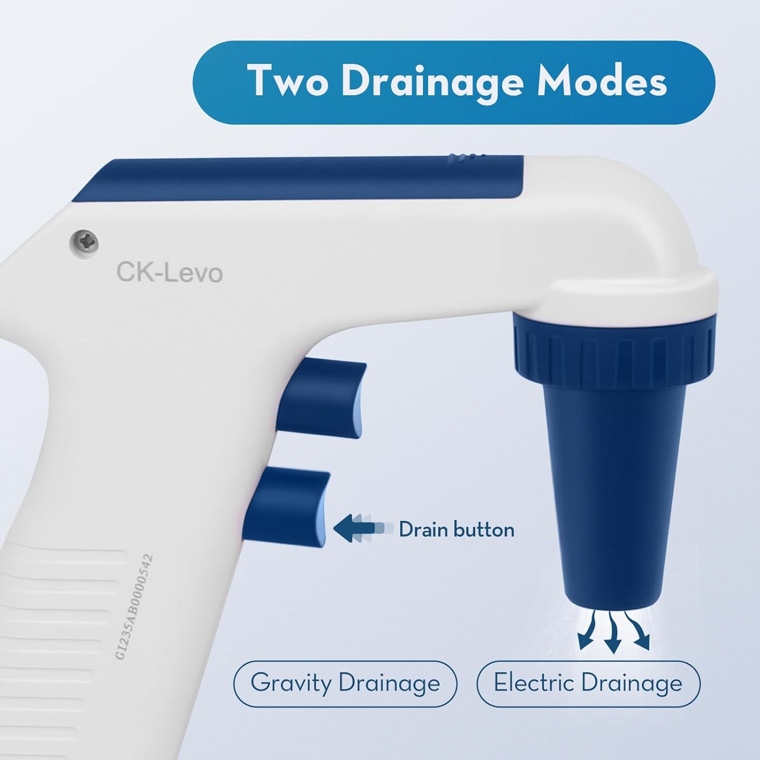 Electric Pipette Controller 0.1-100ml, Digital Pipettors for Experiments, Lab, Automatic Pipette Filler with 6 Adjustable Speed