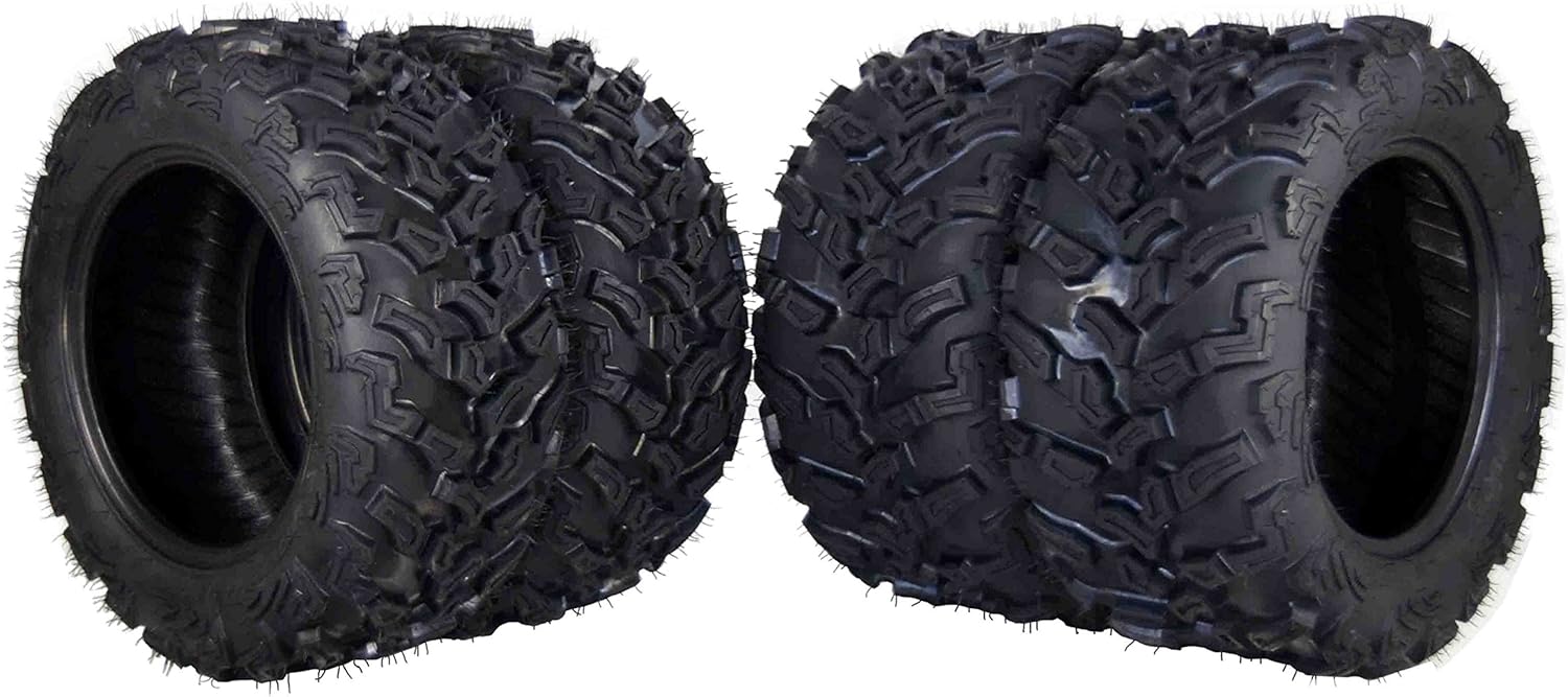 MASSFX 4 Set ATV Tires 26x9-14 Front 26X11-14 Rear Durable Dual Compound 6 Ply