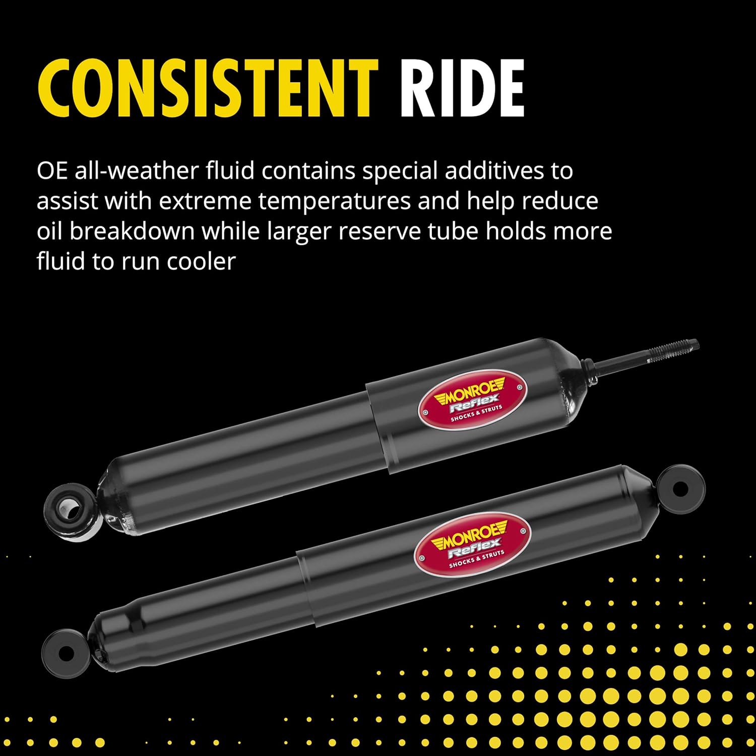 Monroe 911258 Reflex Truck Shock Absorber Pack of 2
