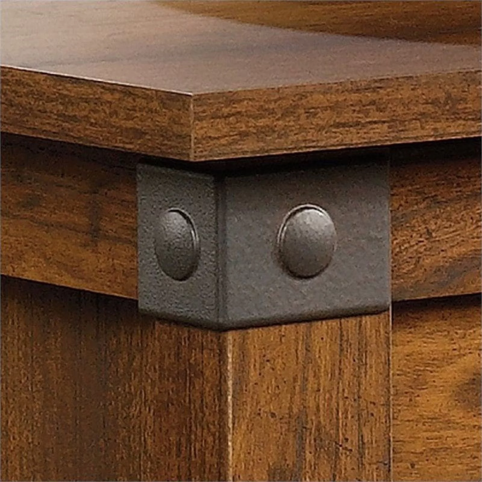 Pemberly Row Lift Top Coffee Table in Washington Cherry
