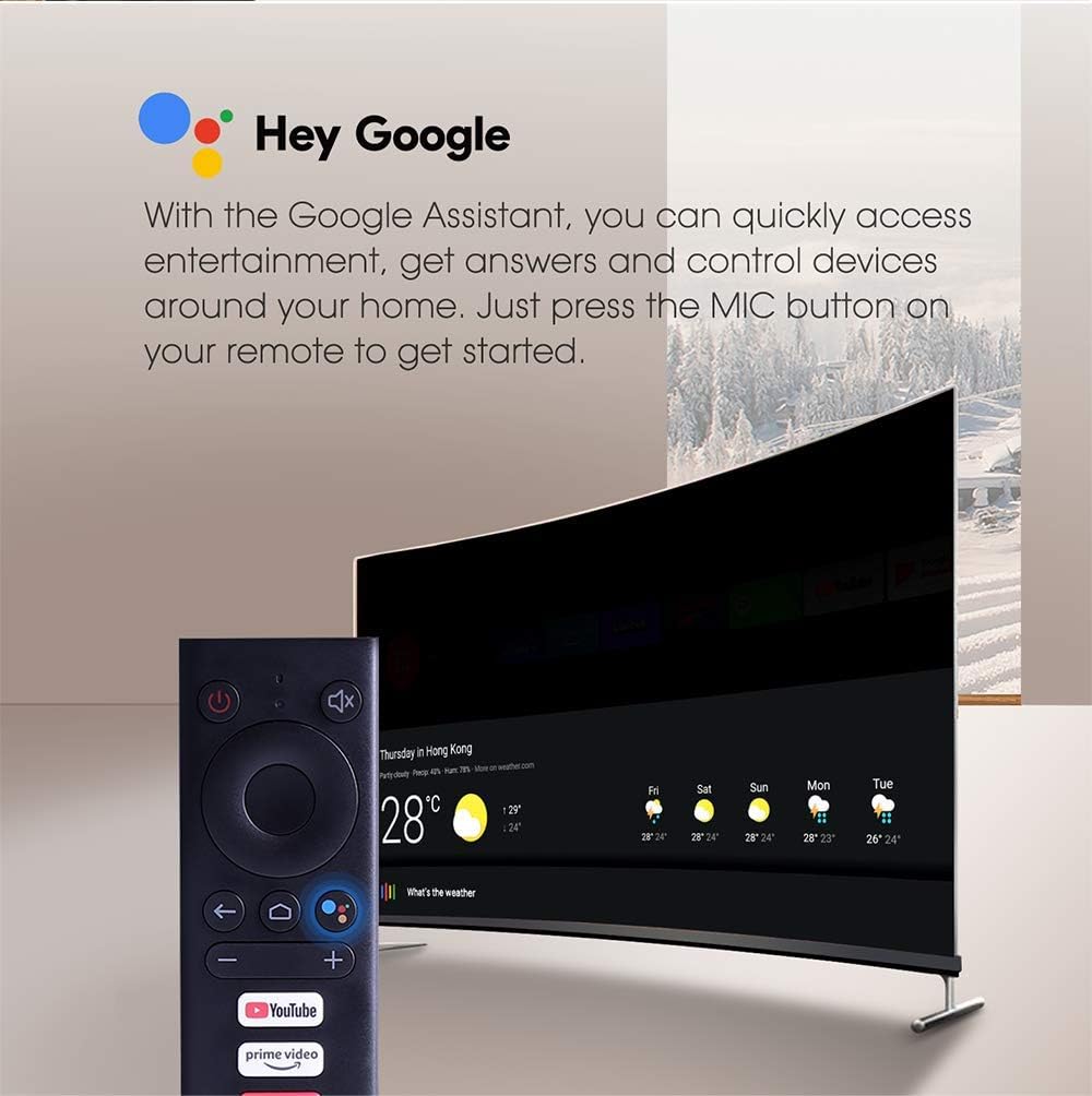 Stream 4K ATV KM6 Google Certified Ultra 4K UHD 4G 64G 2.4G 5G WIFI6 Voice Remote Control Chromecast Build in Powered by Android TV Plug-in Smart TV