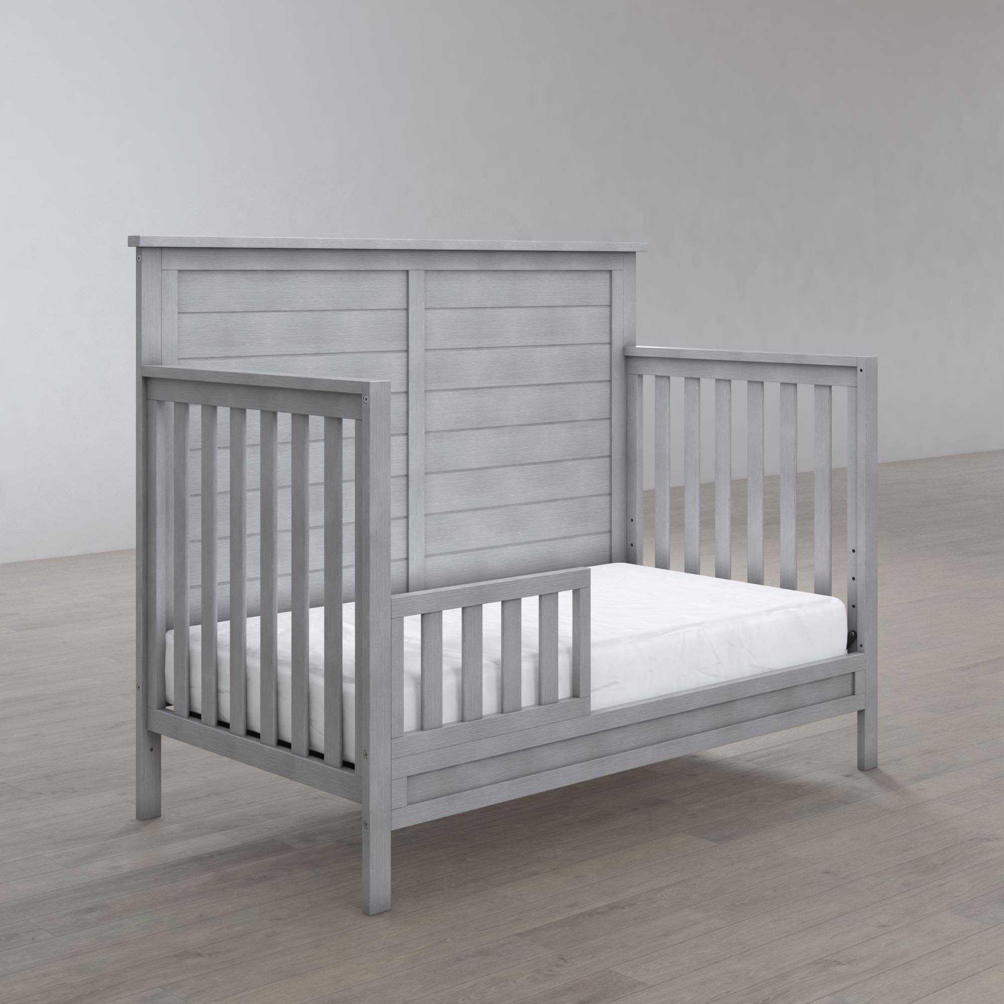 Little Seeds Finch 5-in-1 Convertible Crib - Rustic Grey