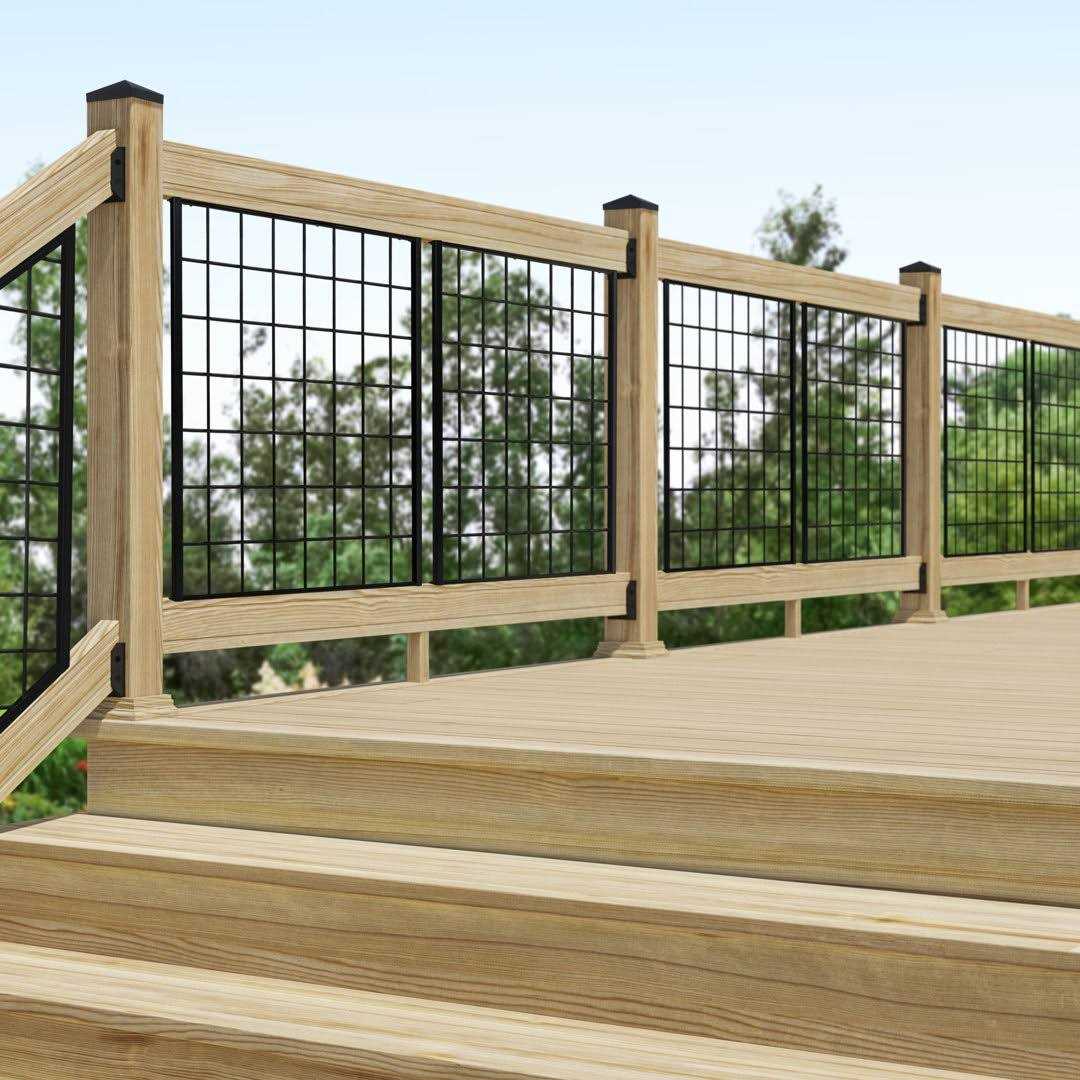 ProWood Black Metal Hog Wire Panel for Railing ProWood - Shop Hardware Tools Online Store