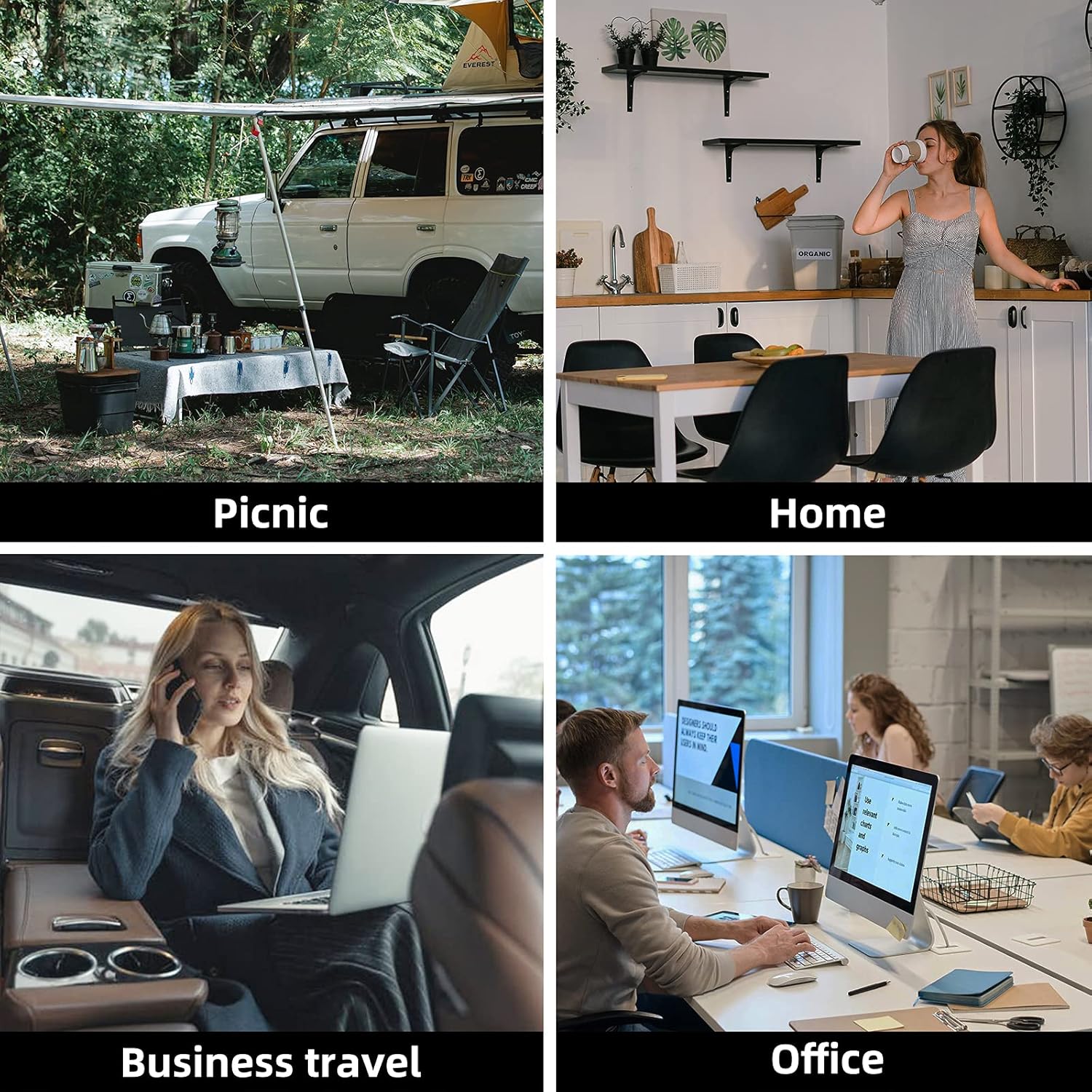 Portable Fridge Freezer, 12 Volt Refrigerator, -4℉-68℉, Electric Cooler with wheels for Car and Home, DC 12/24V, AC 110V, Car Refrigerator Compact Refrigerator for Travel, Camping, Road Trip, RV (TC35+AC adapter)