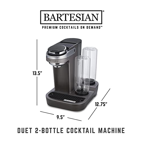 Bartesian Cocktail and Margarita Machine for The Home Bar with Push-Button Simplicity and an Easy to Clean Design
