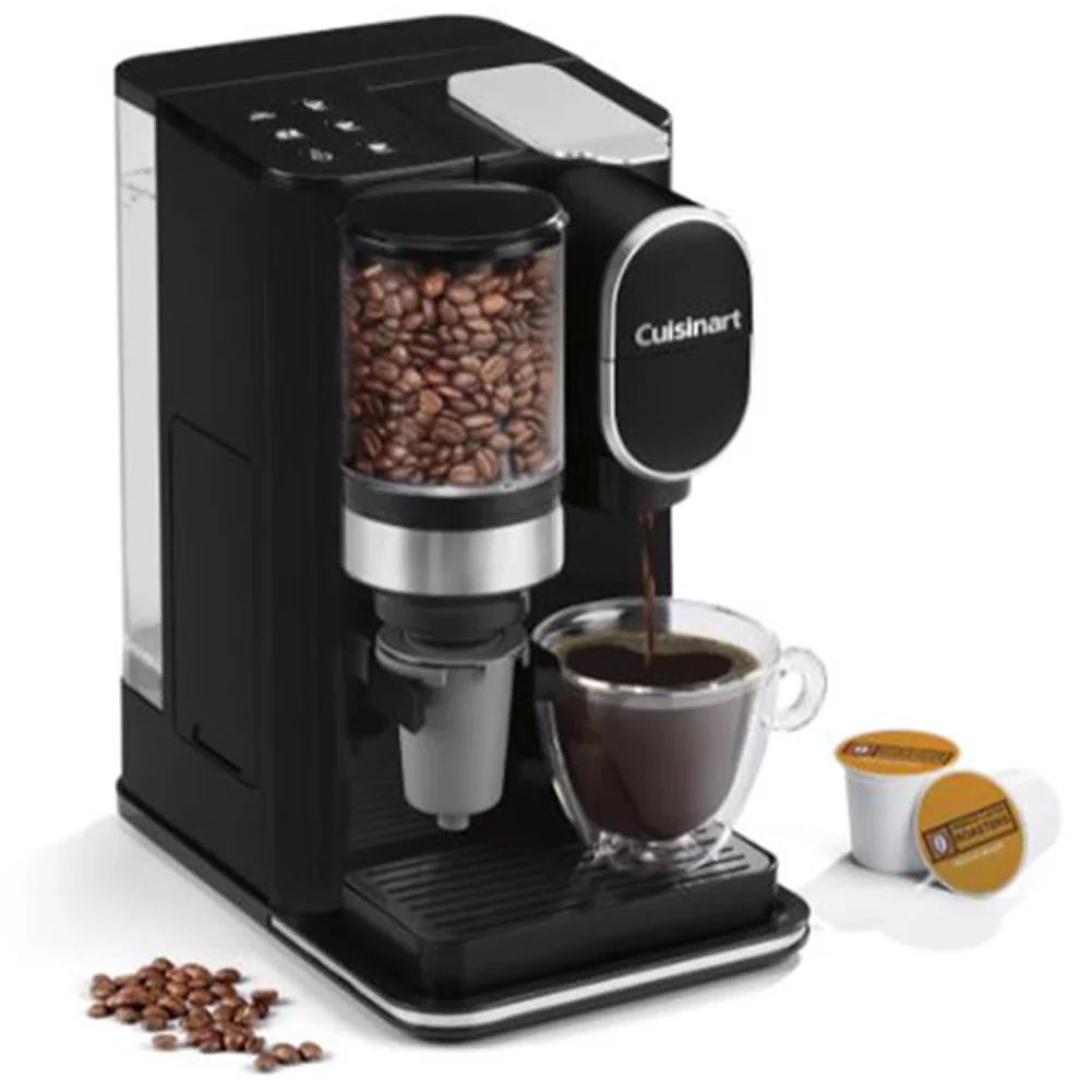 DGB-2 Grind and Brew Single-Serve Coffeemaker Bundle with Victor Allen Colombian Single Serve Brew Cups of Coffee 3 K-Cups