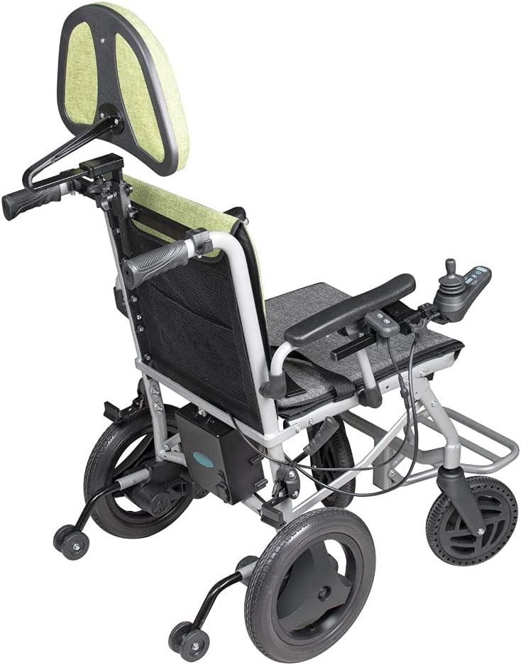 Lightweight Foldable Electric Wheelchair, Portable Folding Carry Wheelchairs, Ship from US