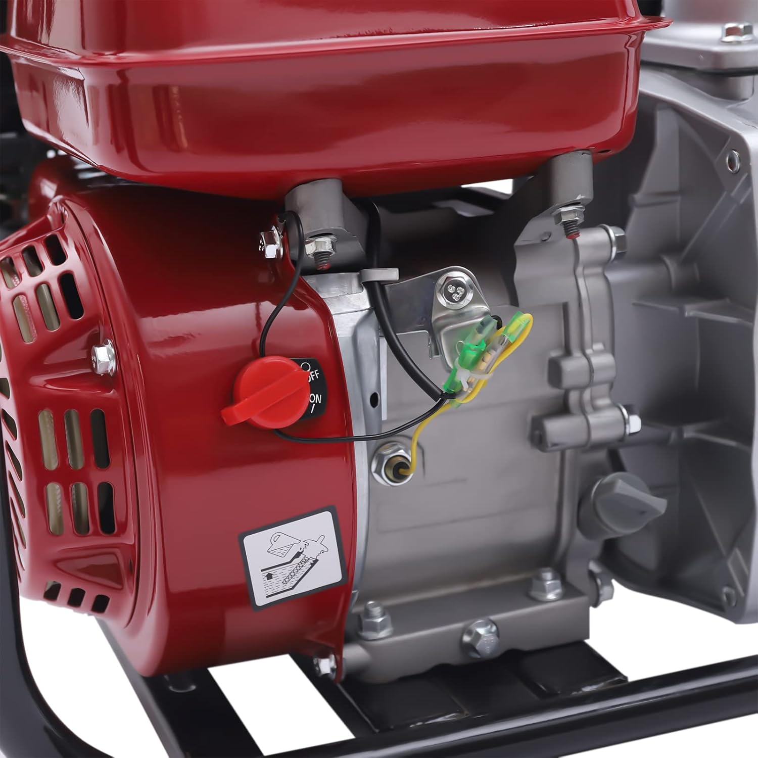 3 " Gasoline Water Pump 60m3/H 7.5 Hp Water Transfer Pondpump Semi Trash Farm Pump Motor Pump Self-Priming Semi-Trash Water Pump 3" Inlet & Outlet High Pressure Irrigation