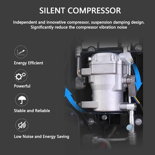 RV Rooftop Air Conditioner, 12V/24V Air Conditioning for Minivans, Camper Air Conditioner for RV Bus Truck Vehicle Camper