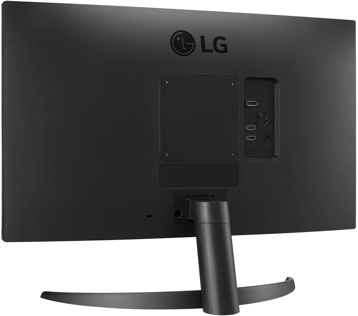 LG 24QP500-B 24” QHD (2560 x 1440) IPS Display, HDR 10, sRGB 99% Color Gamut, AMD FreeSync, Refresh Rate 75Hz, 3-Side Virtually Borderless Design - Black